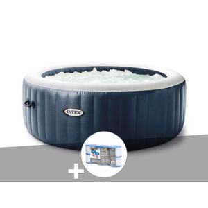 SPA COMPLET - KIT SPA Spa gonflable - INTEX - PureSpa Blue Navy rond - 1