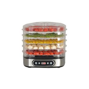 Déshydrateur Alimentaire SECCO6PRO - 6 Plateaux Inox, 600W, Thermostat Variable