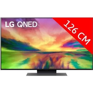 Téléviseur LED TV LG QNED 50QNED81 - 4K UHD 100Hz 126 cm - Smart TV - Blanc - 4 x HDMI 2.1 - Processeur A7 AI 4K Gen 6