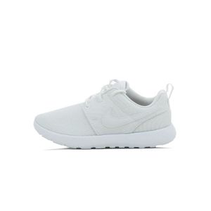 BASKET Basket Nike Roshe Run Cadet (PS) - NIKE - 749422-102 - Blanc - Polyester - Enfant - Lacets - Plat