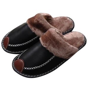 Chums Pantoufle Greque en Cuir avec Semelle en Cuir pour Homme