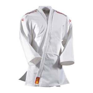 KIMONO Kimono Judo avec rayures aux épaules enfant Danrho Yamanashi - blanc - 120 cm