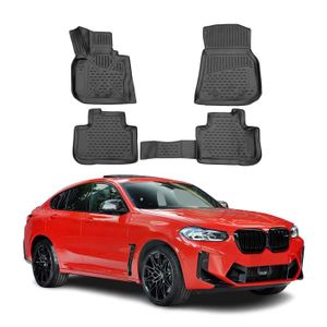 Tapis De Coffre Pour BMW X4 G02 (depuis 04/2018) - NEUF Mossa - Imperméable & Antidérapant - TPE