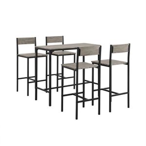 TABLE À MANGER COMPLÈTE SoBuy® OGT14-N Ensemble table à manger + 4 chaises