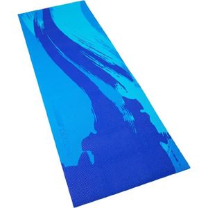 TAPIS DE SOL FITNESS Tapis de Yoga - TRAHOO - GoZone - Epaisseur 6mm - PVC - Bleu