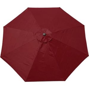 PARASOL Parasol de Jardin 3m Rouge - Pour Terrasse, Marché