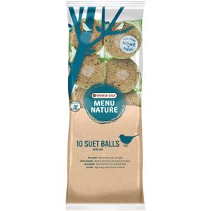 Boules de graisse pour oiseaux de la nature Versele Laga Menu Nature -  Sachet de 6 boules de 90 g avec filet