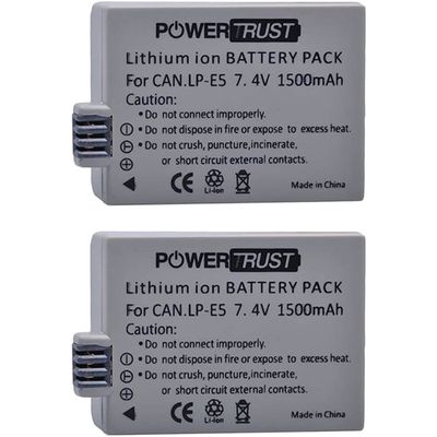 Batterie LP-E5 Neuve Pour Canon EOS 450D, 500D, 1000D - Marque OTB, Idéale Pour Remplacer Une Batterie Fatiguée