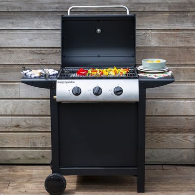 Plancha Gaz MALA HAPPY GARDEN 2 Brûleurs 5kW, Noir Acier (neuf Emballé)