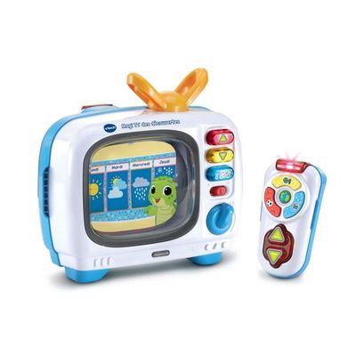 VTech - Cube surprise musique et animaux, jouet interactif, activités sensorielles, apprentissage précoce, vocabulaire et concepts musicaux, cadeau pour bébés à partir de 6 mois, version ESP