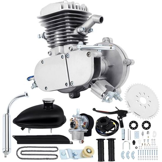 LESHP 80cc gaz motorisé Kit moteur 2 temps moteur vélo Bicycle Engine