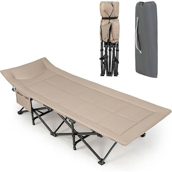 Lit de camp pliant 190x64 Unité Bleu