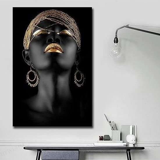 Tableau Déco Moderne Sur Verre 70x100cm - Fille & Visage - Art Mural Coloré