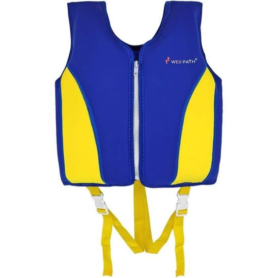 Gilet De Flottaison Go Swim Pour Enfants – Flottabilité Fixe En Mousse, Sangle Ajustable, UV 50+, Sac De Bain Inclus, Tailles S/L
