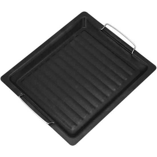 Orbegozo GDB 3600 Plaque à Griller En Fonte D’Aluminium Anti-adhésive – Poignées Caoutchouc Amovibles