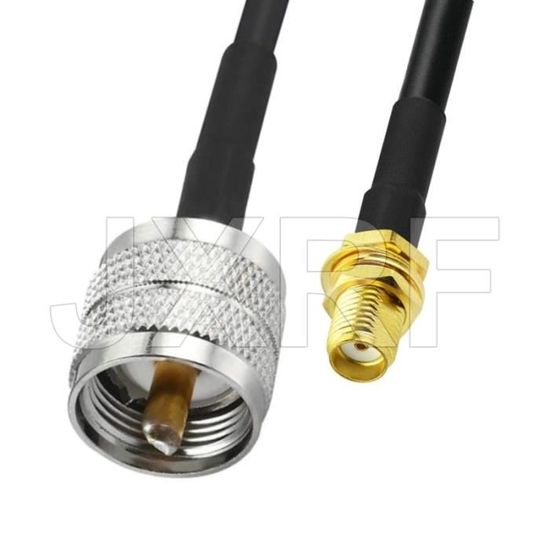 Boobrie Connecteur SMA Mâle Vers UHF Mâle PL259 Adaptateur Radio Ham - Lot De 2