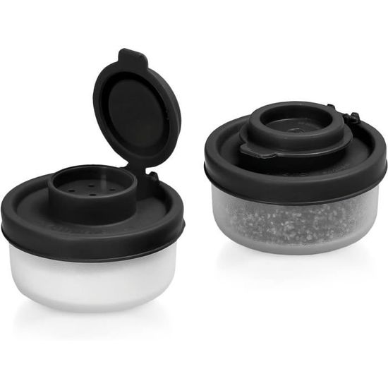 Lot De 10 Mini Salières Poivrières En Plastique – Format Voyage Compact Pour Camping, Rando & Pique-Nique (6g Chacune)