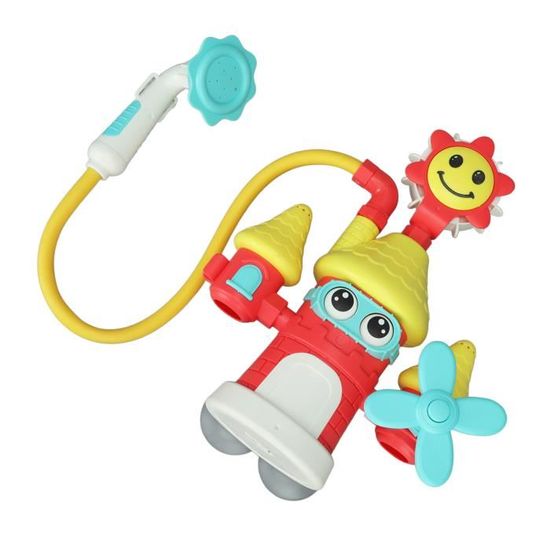 Jouet De Bain Fleur Qui S'ouvre Avec L'eau - Pour Bébés 1-4 Ans, Stimule La Coordination