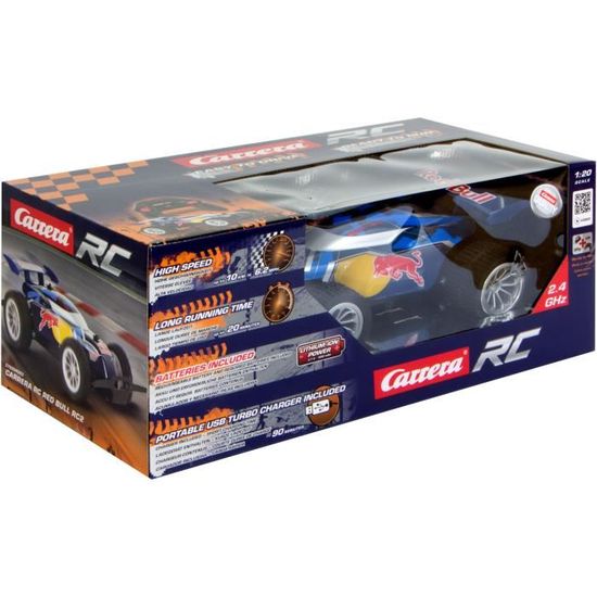 Voiture télécommandée Red Bull RC2 - Carrera RC - 2,4GHz - Echelle 1:20