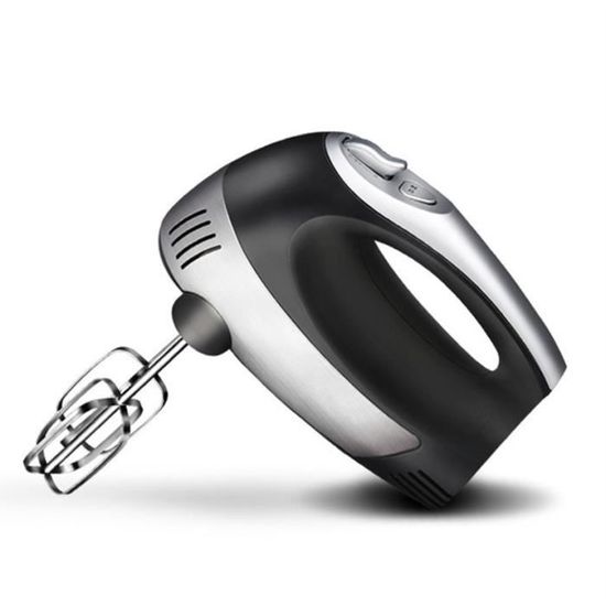 Batteur Électrique NWOUIIAY 300W - 5 Vitesses - Acier Inox - Fouets Et Crochets