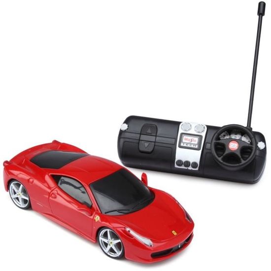 Maisto Tech Voiture t?�l?�command?�e 1/24 rc Ferrari 458 piles non incluses - Cdiscount Jeux - Jouets