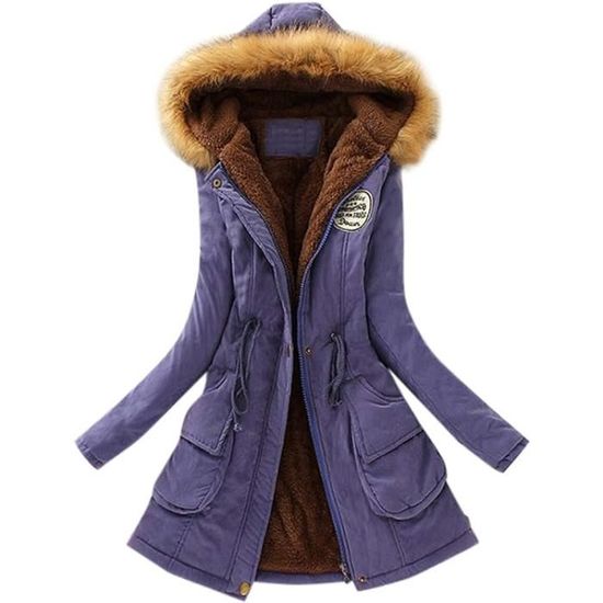 Sweat à Capuche Zippé Femme - Coupe Oversize, Tissu Gaufré - Veste Décontractée Pour Automne/hiver - Avec Poches Kangourou