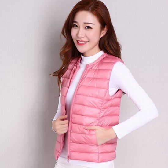 Doudoune fine femme sans col deals