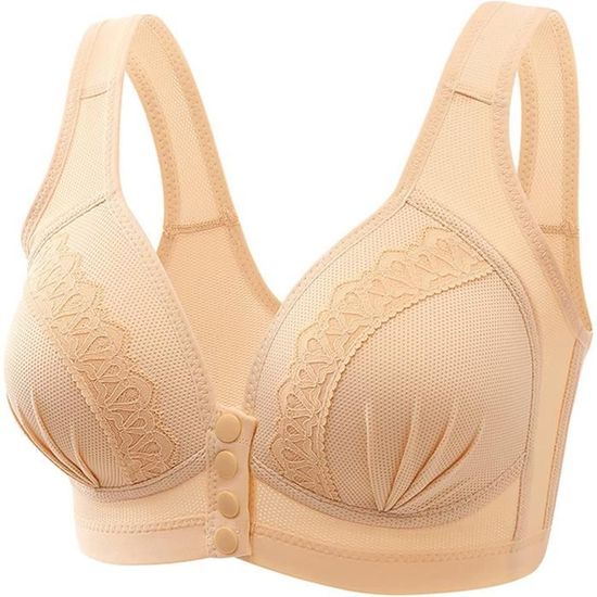 Soutien-Gorge Femme Sans Armature Push-Up – Brassière Invisible En Gel, Col V, Coussinets Anti-Affaissement, Sans Coutures