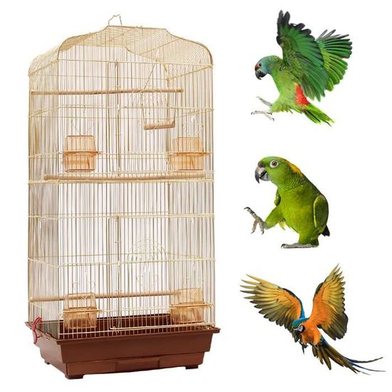 HSTURYZ Cage à Oiseaux Perruche Cage pour Calopsitte Elégante ...