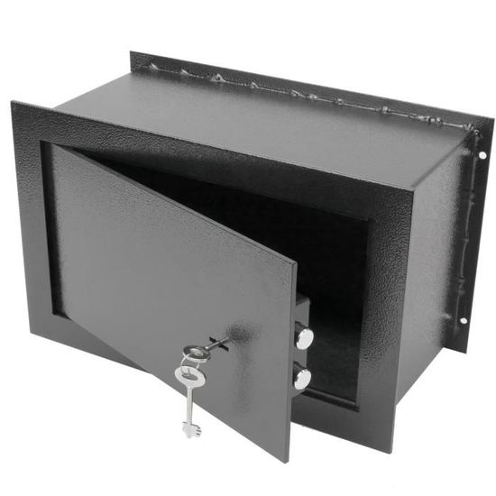 Coffre-fort Encastrable En Acier Utilia - Noir Satiné - Plusieurs Tailles Disponibles + Cadeau