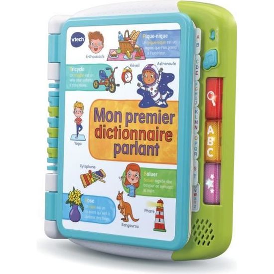 Dictionnaire Parlant pour Enfant - VTECH - Mon Premier Dictionnaire Parlant  - 200 Mots - 2 Ans Garantie - Cdiscount Jeux - Jouets