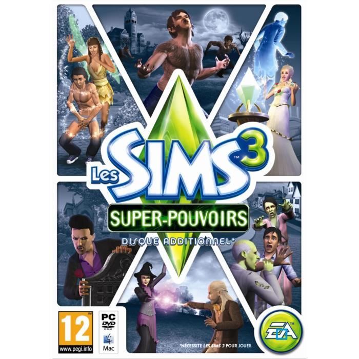 Sims 3 Supers Pouvoirs Jeu PC