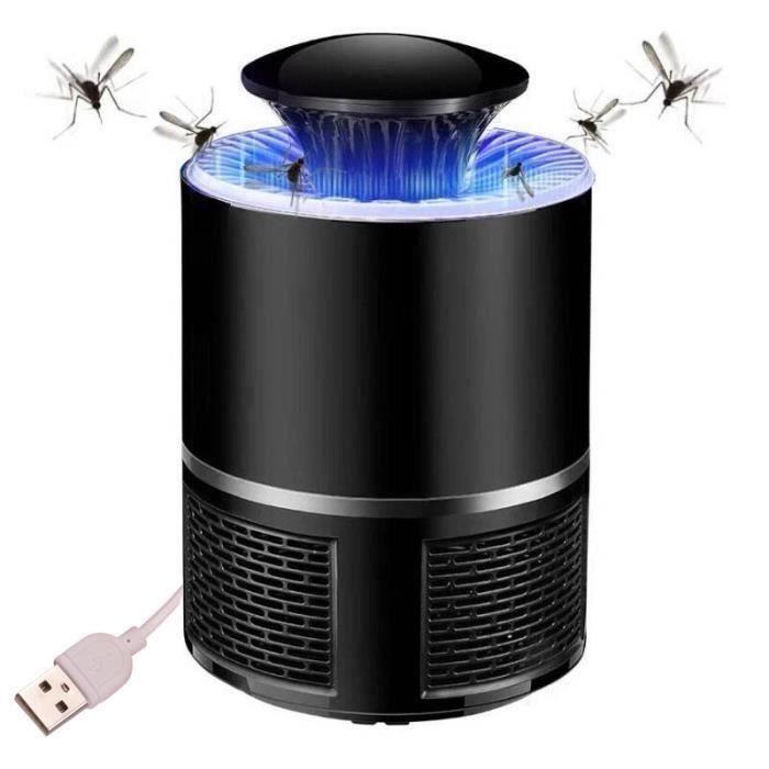 ANTCOOL(R) LAMPE ANTI-INSECTE ,Lampe Anti-moustique ,USB UV Lampes électrique Anti Insecte Lampe de tueur de moustique de LED(noir)
