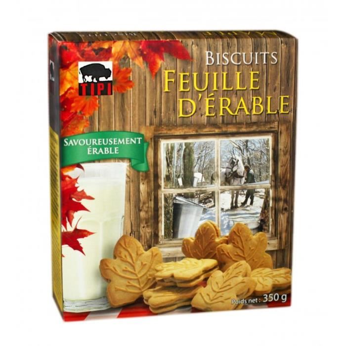Biscuits fourrés à la crème d'érable 350g - TIPI