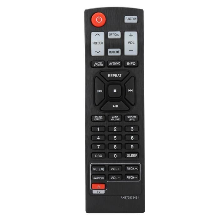 Télécommande de remplacement Audio pour LG Soundbar AKB73575421 SOUND BAR NB3530A NB4530A