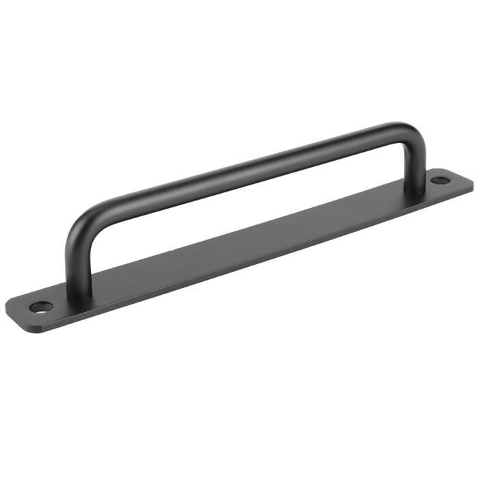 Élégante poignée de porte de grange coulissante en alliage d'aluminium poignée lisse pour armoires armoires garages hangars