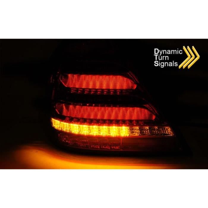 Paire de feux arriere Mercedes classe C W203 00-04 FULL LED Fume