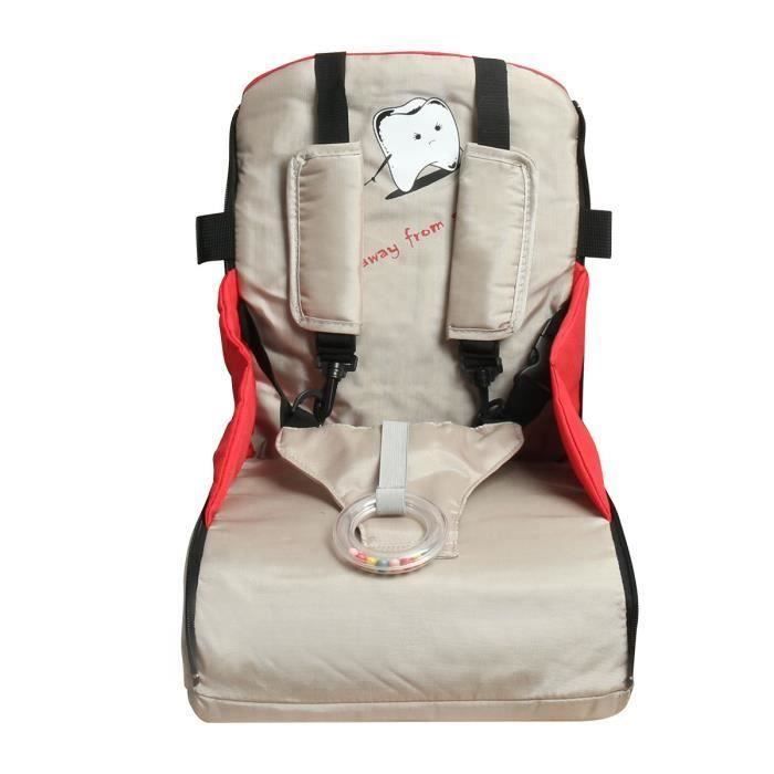 Siège Rehausseur Coussin De Chaise Haute Sécurité Pour Bébé Manger Facilement Gris