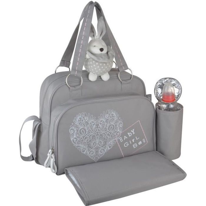 BABY ON BOARD Sac à langer + accessoires nomades Simply Girl - Dès la naissance - Bébé fille