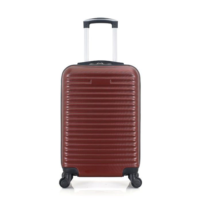 HERO – VALISE CABINE - ABS – 55cm – 4 roues – TANGRA – BORDEAUX