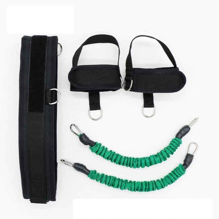 Elastique de Résistance Musculation Fitness Flexion sur jambes Vert