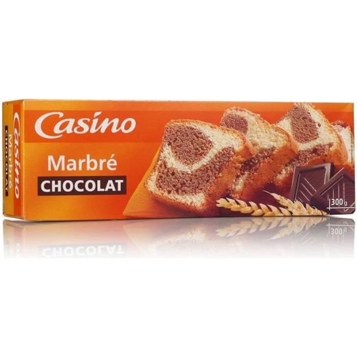 CASINO Marbré Chocolat 300g
