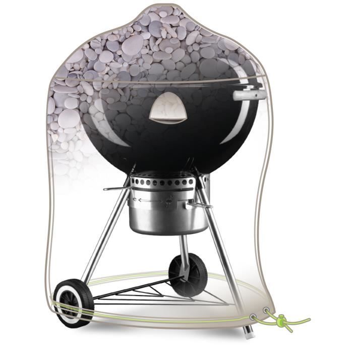 HOUSSE DE PROTECTION IMPRIMEE POUR BARBECUE ROND