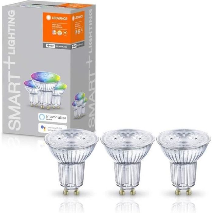 LEDVANCE BTE3 Ampoule Smart+ WIFI SPOT 50W GU10COULEUR CHANG