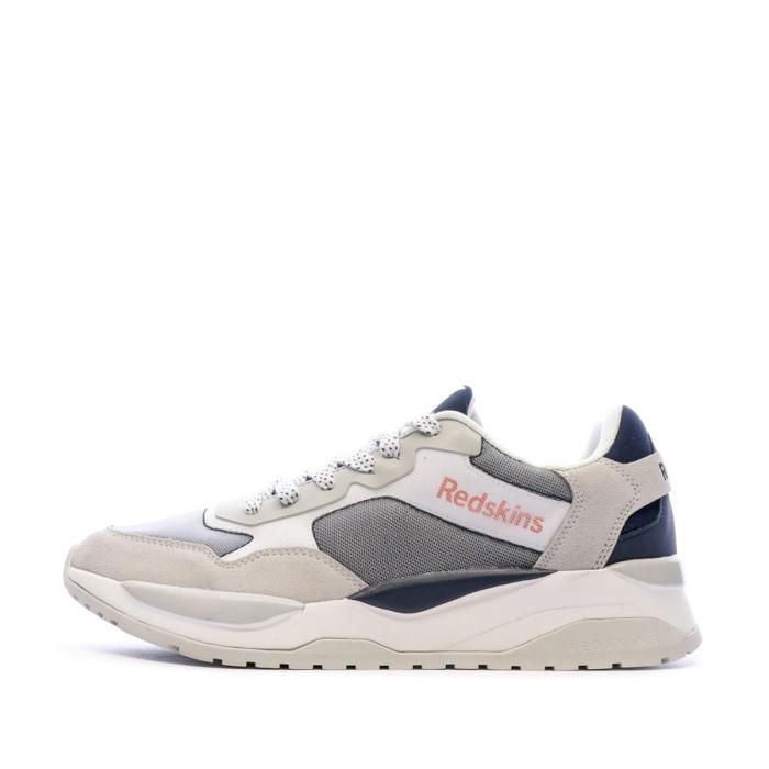 REDSKINS Baskets Manille Blanc/Bleu Marine Homme