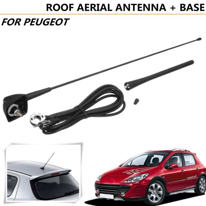 NEUFU Antenne et Support de Toit Carré Pour Peugeot 106 205 206 306 307 309 406 806