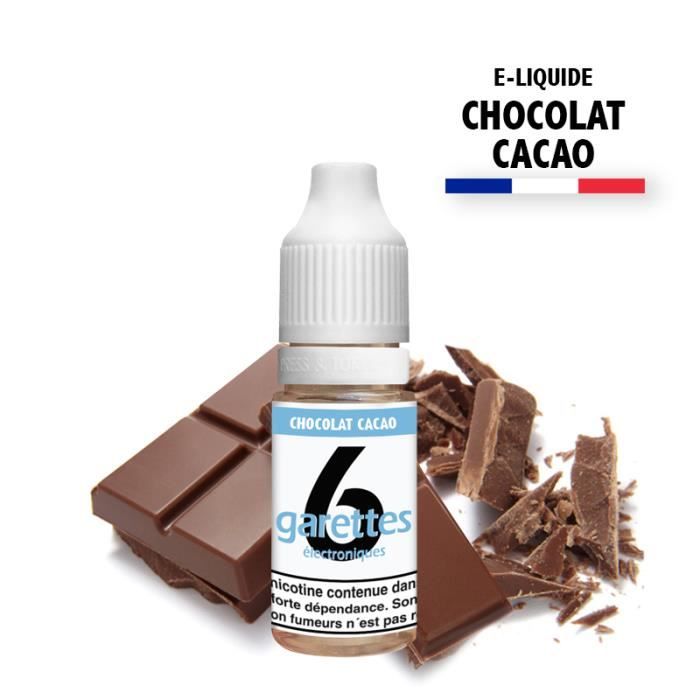 E-liquide 10ML saveur CHOCOLAT sans nicotine (e-liquide id : PROD16) - (1x10ML)
