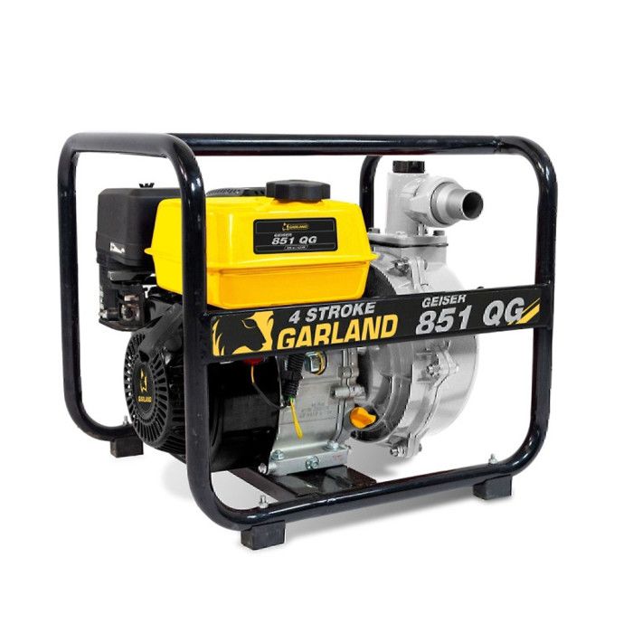 Motopompe thermique pour pompage intensif GARLAND GEISER 851QG-V23 - L: 50.5 cm - l: 43.5 cm - Jaune