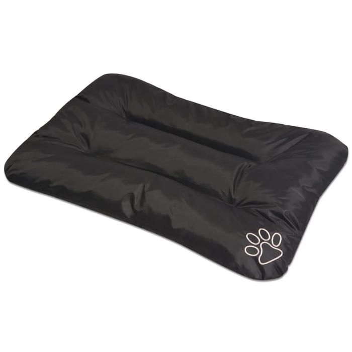 Matelas pour chiens - vidaXL - Taille L - Noir - Tissu Oxford - Hydrorepellent Matelas pour chiens - vidaXL - Taille L - Noir - Tissu Oxford - Hydrorepellent