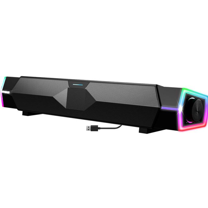 Enceinte barre de son Spirit of Gamer Fanatic 200 pour PC et console USB / Bluetooth / RGB 2.0
